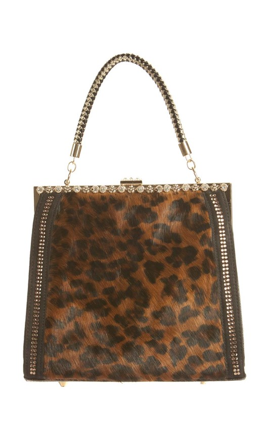 Reeve Emebellished Fur Effect Handbag Reeve Emebellished Fur Effect Handbag