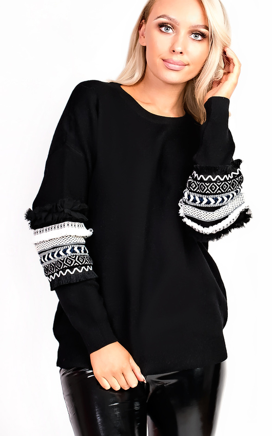 Isla Embroidered Aztec jumper Isla Embroidered Aztec jumper