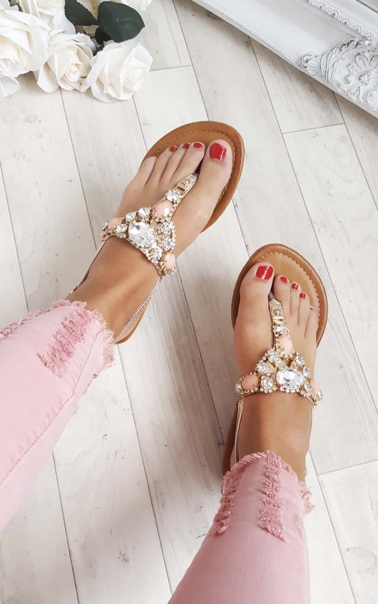 Chloe Crystal Embellished Sandals Chloe Crystal Embellished Sandals