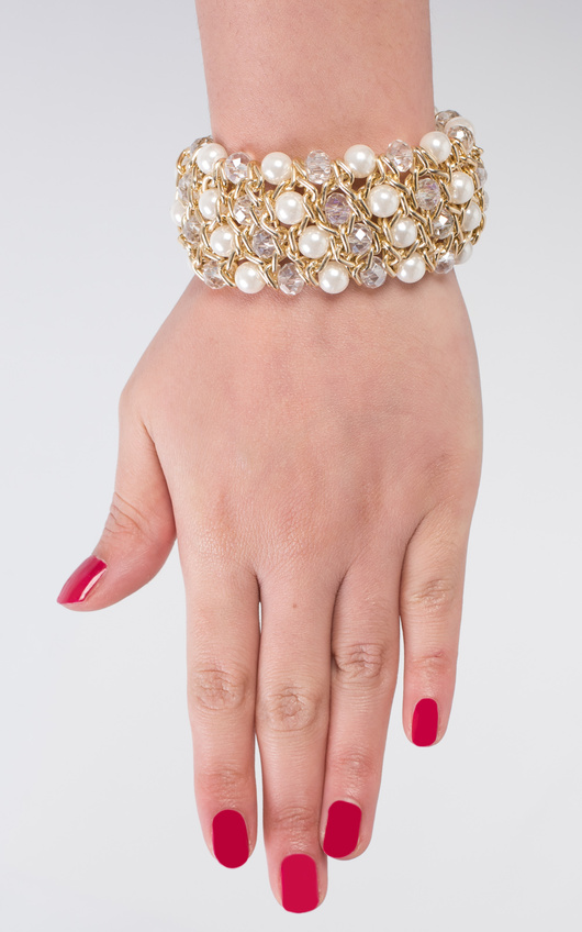 Baron Pearl Detail Bangle Baron Pearl Detail Bangle