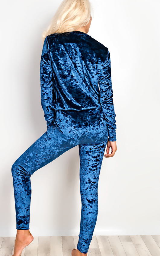 Amelia Crushed Velvet Jogger Set Amelia Crushed Velvet Jogger Set