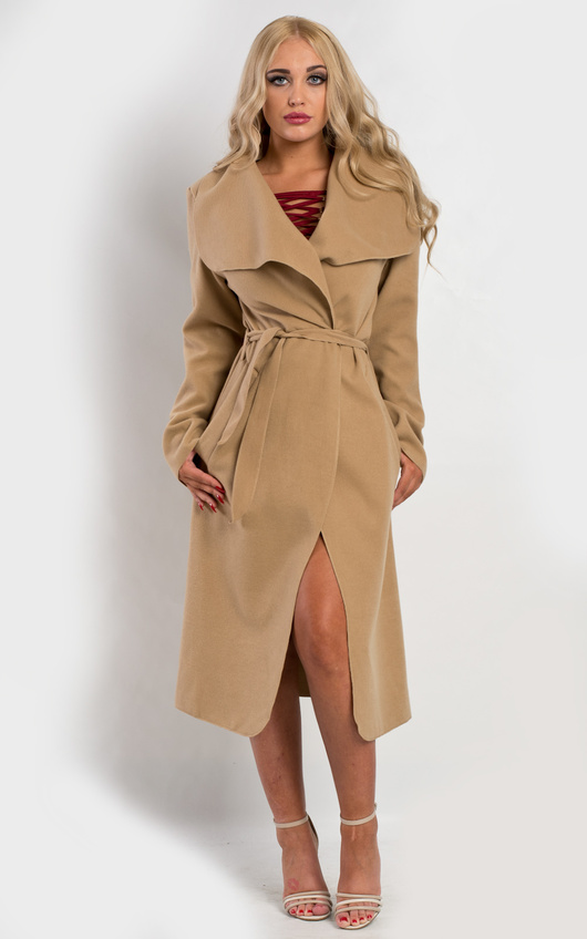 Goya Long Belted Coat Goya Long Belted Coat