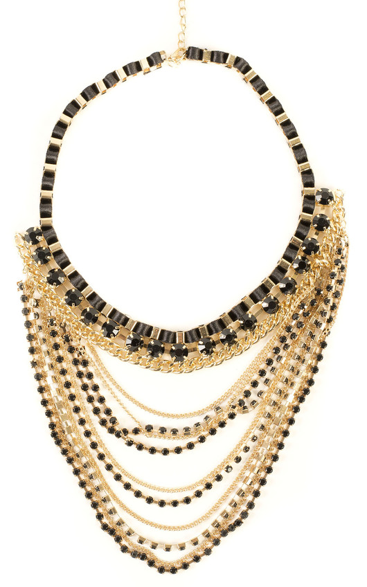 Vee Multi Layer Statement Necklace Vee Multi Layer Statement Necklace