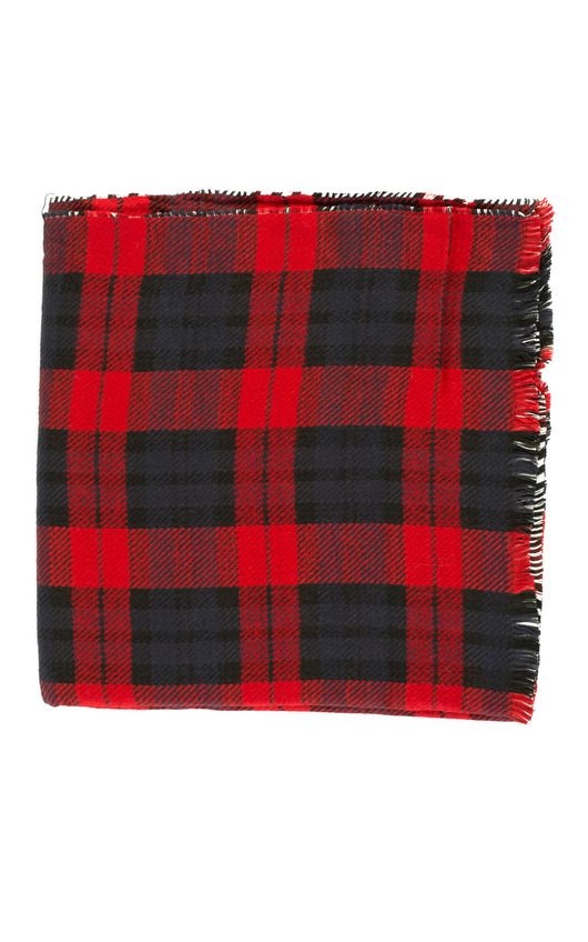 Maya Check Contrast Reversible Scarf Maya Check Contrast Reversible Scarf