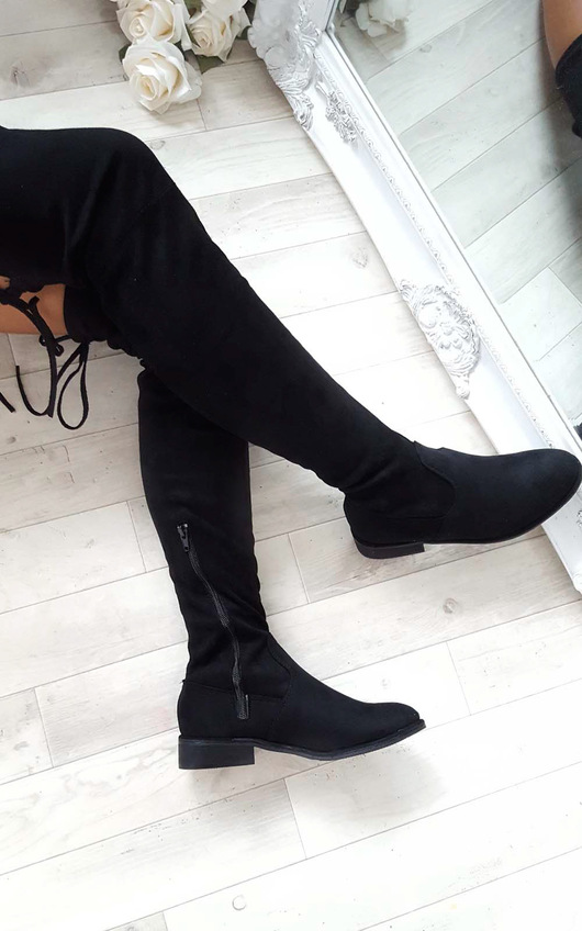 Lillia Flat Knee High Boots Lillia Flat Knee High Boots