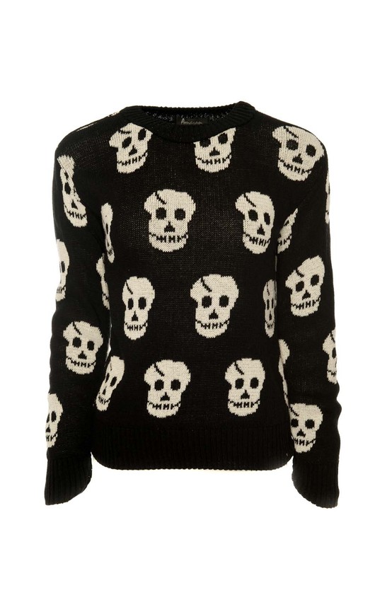 Kayla Skull Print Jumper Kayla Skull Print Jumper