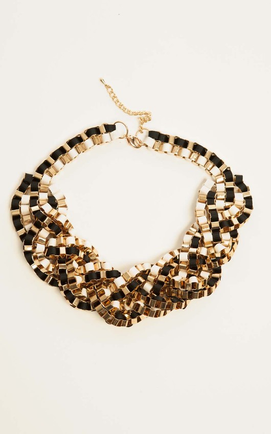 Phedra Black Rope Necklace Phedra Black Rope Necklace