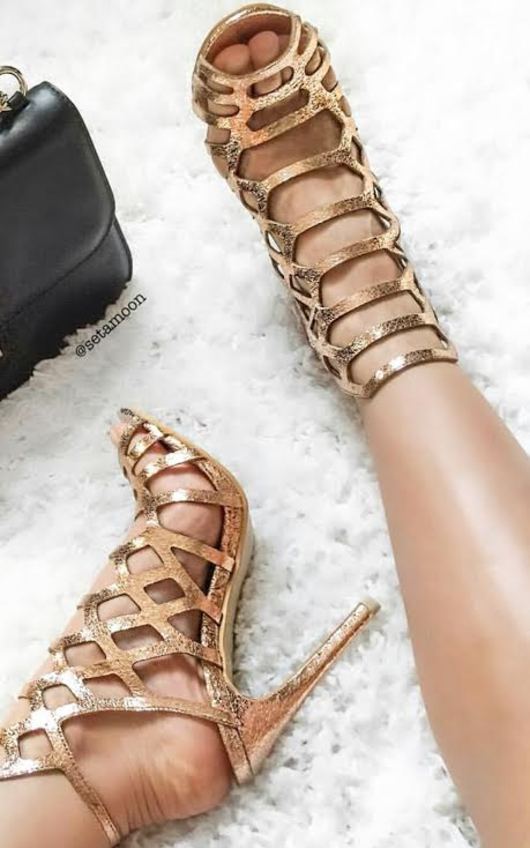 Arla Cage Detail High Heels Arla Cage Detail High Heels