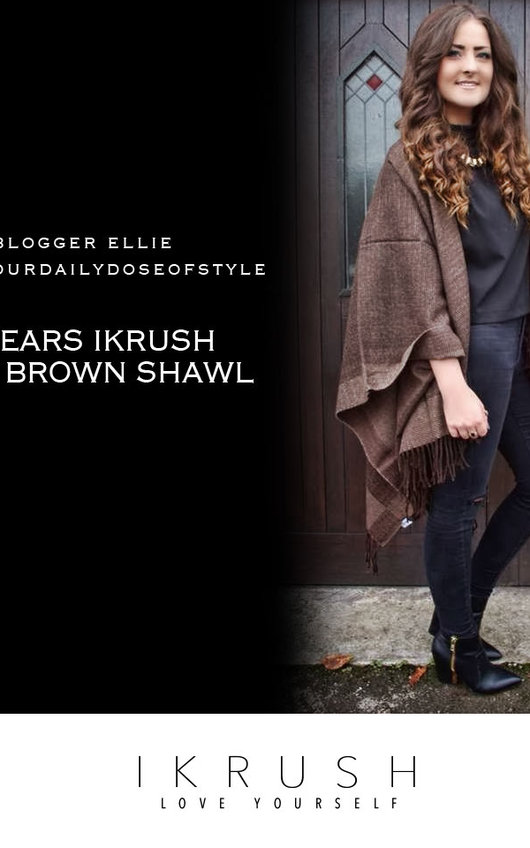 Clea Brown Shawl Clea Brown Shawl