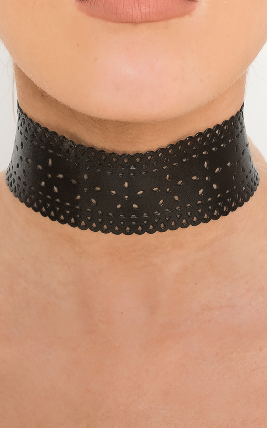 Abi Laser-Cut Choker Abi Laser-Cut Choker