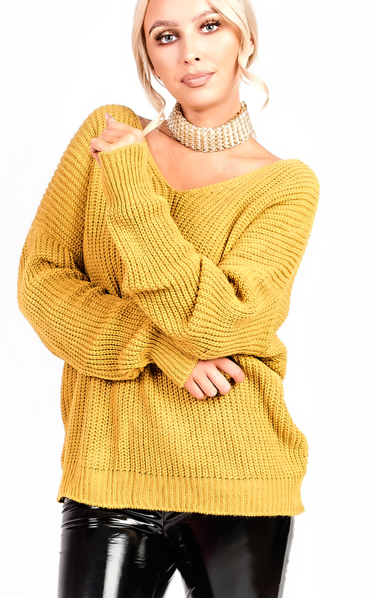 Kim Knitted Knot Cropped Jumper Kim Knitted Knot Cropped Jumper