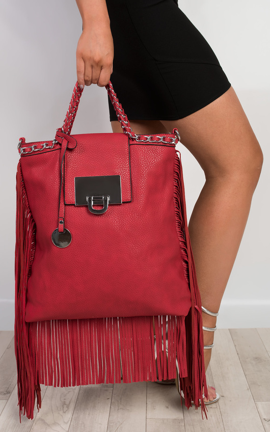 Naamah Fringed Handbag Naamah Fringed Handbag