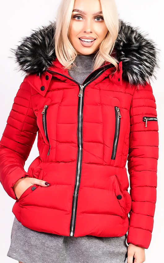 Carolina Padded Faux Fur Hooded Jacket Carolina Padded Faux Fur Hooded Jacket