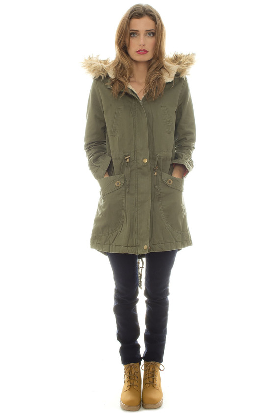 Agyness Khaki Parka Agyness Khaki Parka