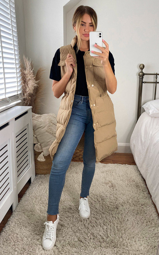 Alix Longline Padded Gilet Alix Longline Padded Gilet