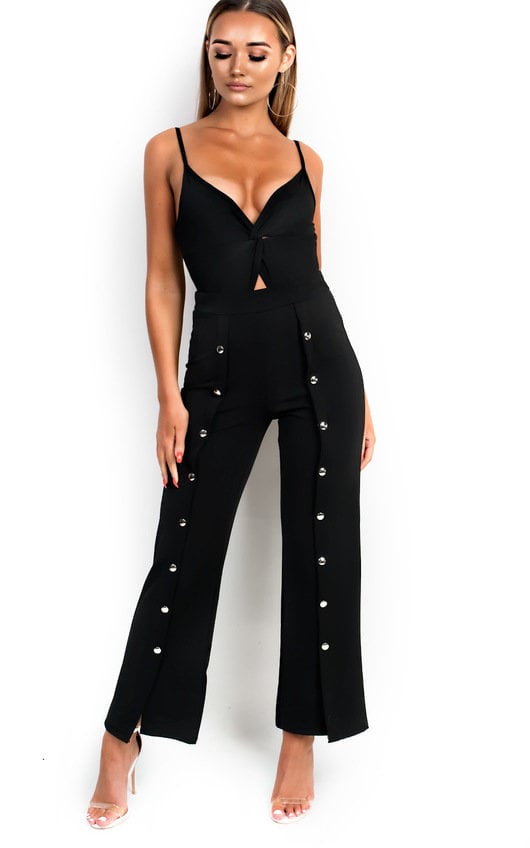 Ally Button Up Front Trousers Ally Button Up Front Trousers