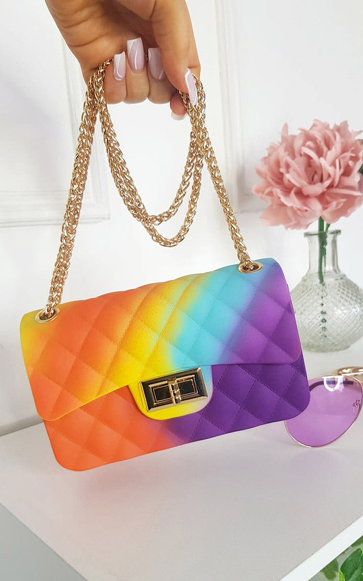 Alyx Rainbow Quilted Cross Body Bag Alyx Rainbow Quilted Cross Body Bag