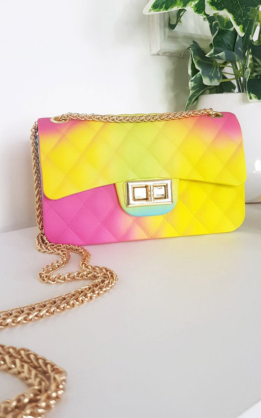 Alyx Rainbow Quilted Cross Body Bag