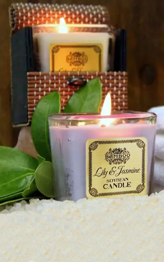 Ancient Wisdom Bamboo Lily & Jasmine Soybean Candle Ancient Wisdom Bamboo Lily & Jasmine Soybean Candle
