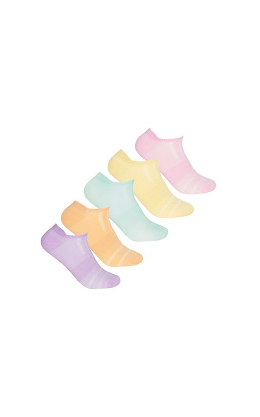 Trainer Socks Multi Pack in Pastel Trainer Socks Multi Pack in Pastel