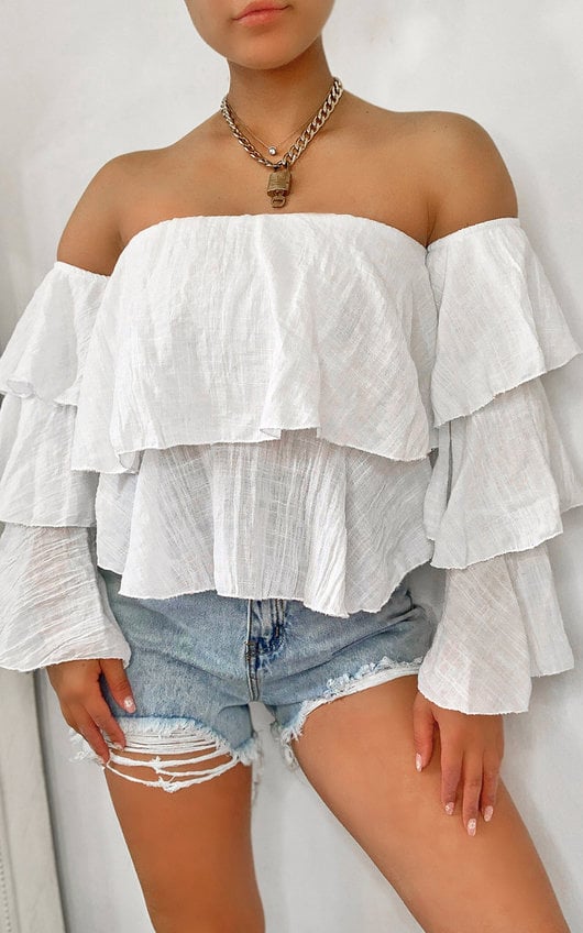 Ashleigh Off Shoulder Layered Top Ashleigh Off Shoulder Layered Top