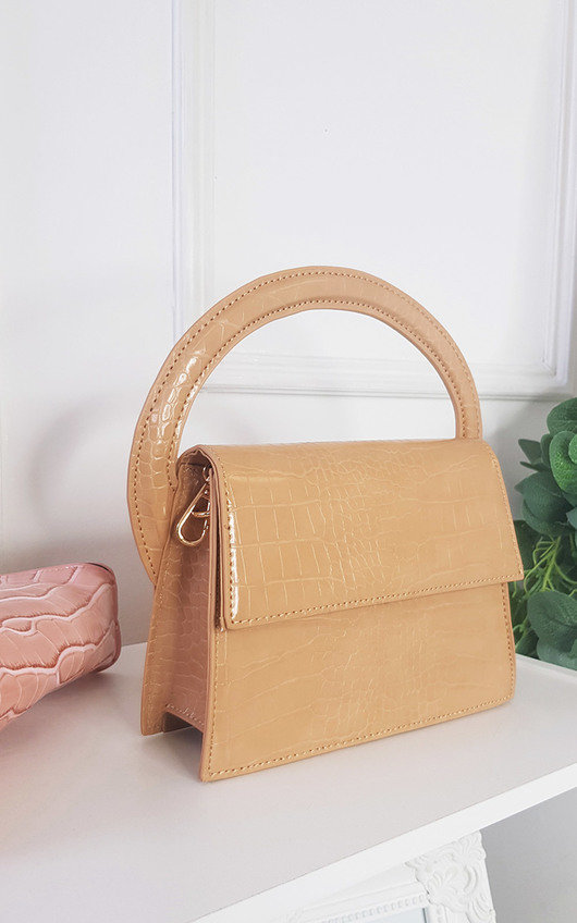 Astrid Croc Print Handbag Astrid Croc Print Handbag
