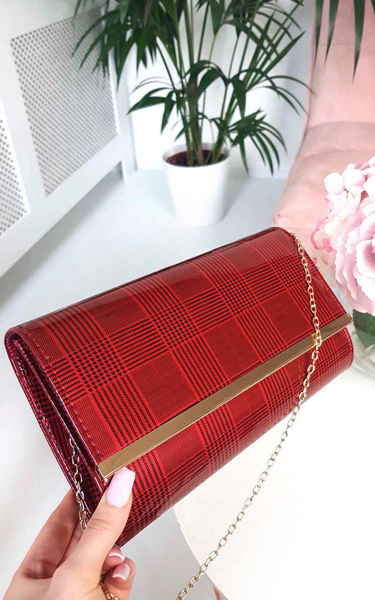 Ava Check Envelope Clutch Bag Ava Check Envelope Clutch Bag