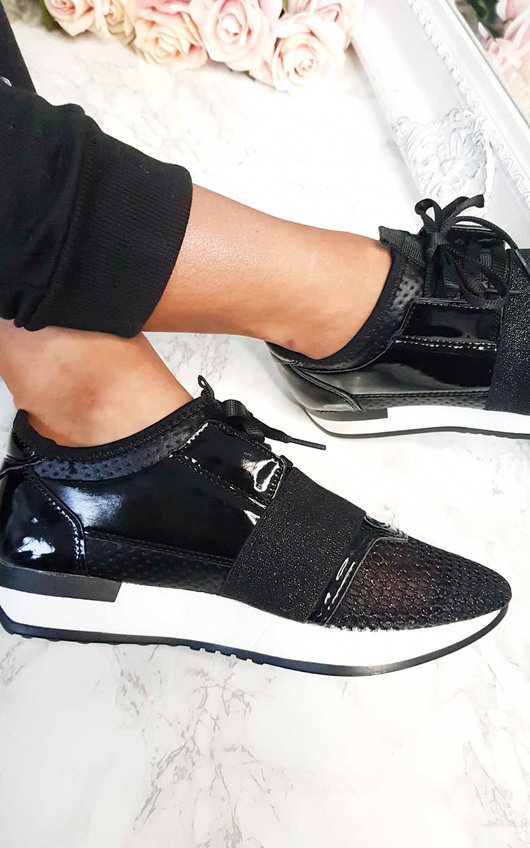 Bali Glitter Mesh Panel Trainer Bali Glitter Mesh Panel Trainer