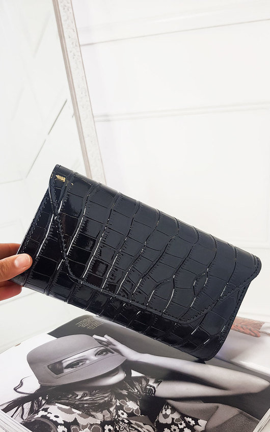 Bridgit Patent Envelope Clutch Bag Bridgit Patent Envelope Clutch Bag