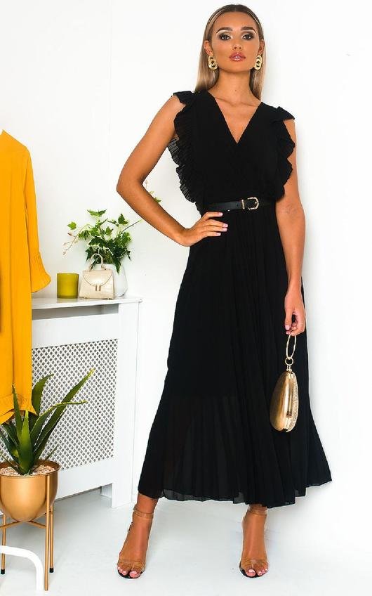 Bryanna Pleated Maxi Dress Bryanna Pleated Maxi Dress