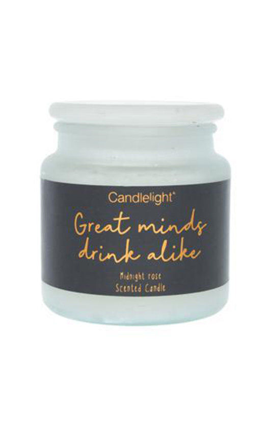 Candlelight Great Minds Drink Alike Large Candle Candlelight Great Minds Drink Alike Large Candle