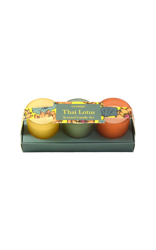 Candlelight Thai Lotus Mini Votive Scented Candle Set Candlelight Thai Lotus Mini Votive Scented Candle Set