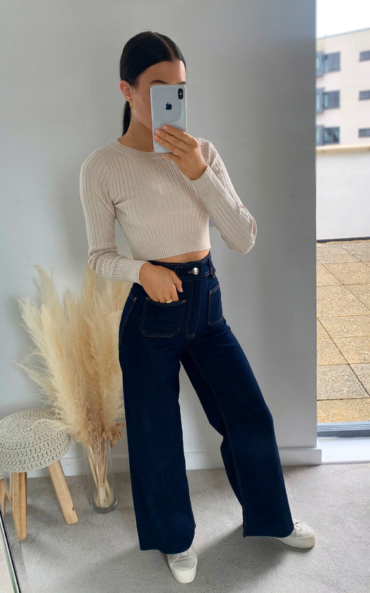 Cora Ribbed Crop Top Cora Ribbed Crop Top
