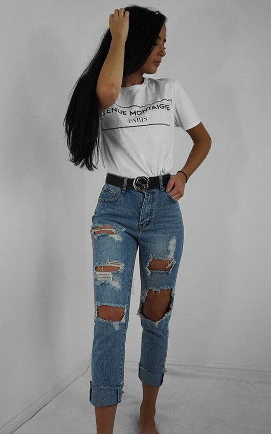 Danielle Slogan T-Shirt Danielle Slogan T-Shirt