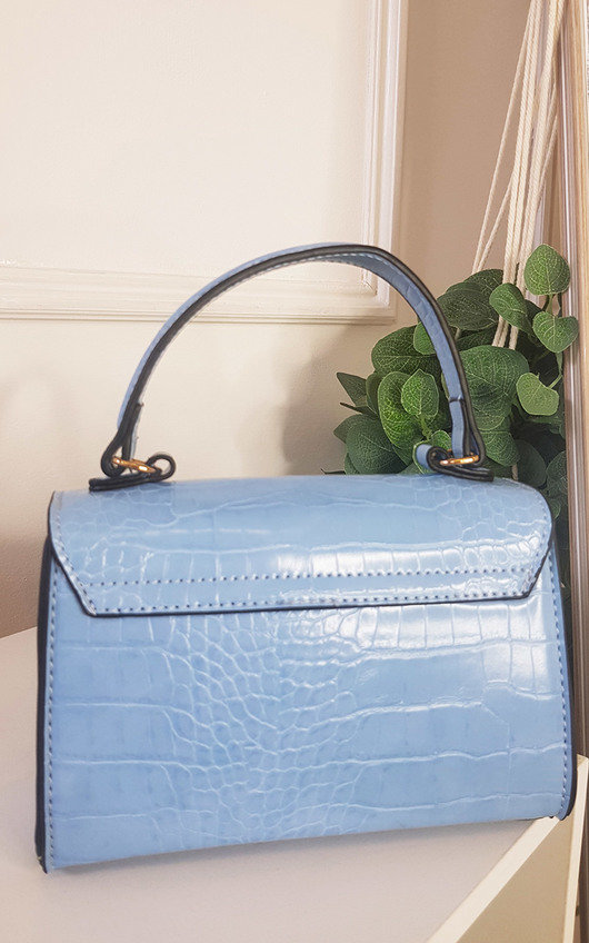 Elara Croc Print Handbag Elara Croc Print Handbag