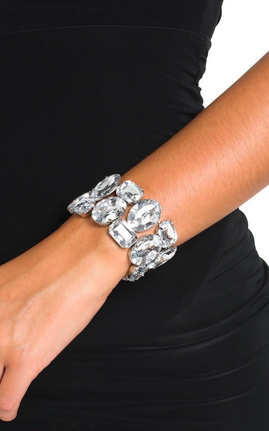 Eliza Diamante Statement Bangle Eliza Diamante Statement Bangle