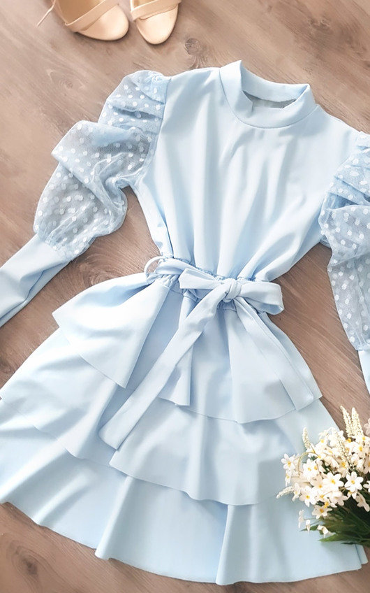 Elle Puffed Sleeve Dress Elle Puffed Sleeve Dress