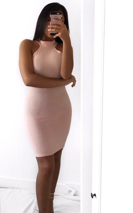 Ellie Ribbed Mini Dress Ellie Ribbed Mini Dress