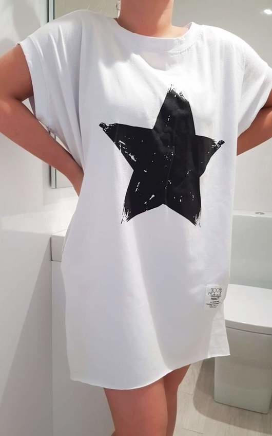 Emily Oversized Printed Top Emily Oversized Printed Top