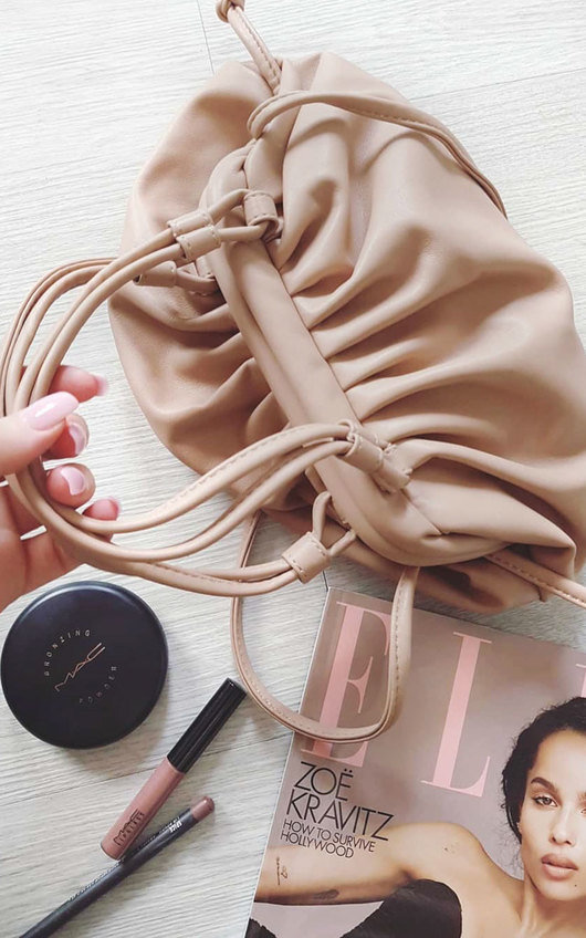 Emrata Faux Leather Pouch Bag Emrata Faux Leather Pouch Bag