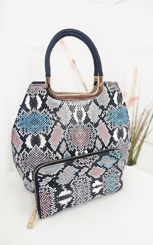 Erin Snake Print Handbag Erin Snake Print Handbag
