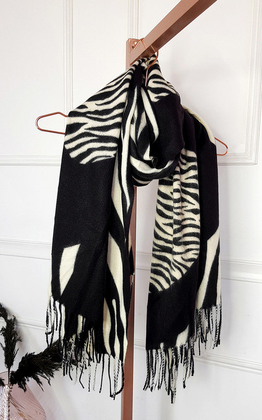 Hannah Zebra Print Scarf Hannah Zebra Print Scarf