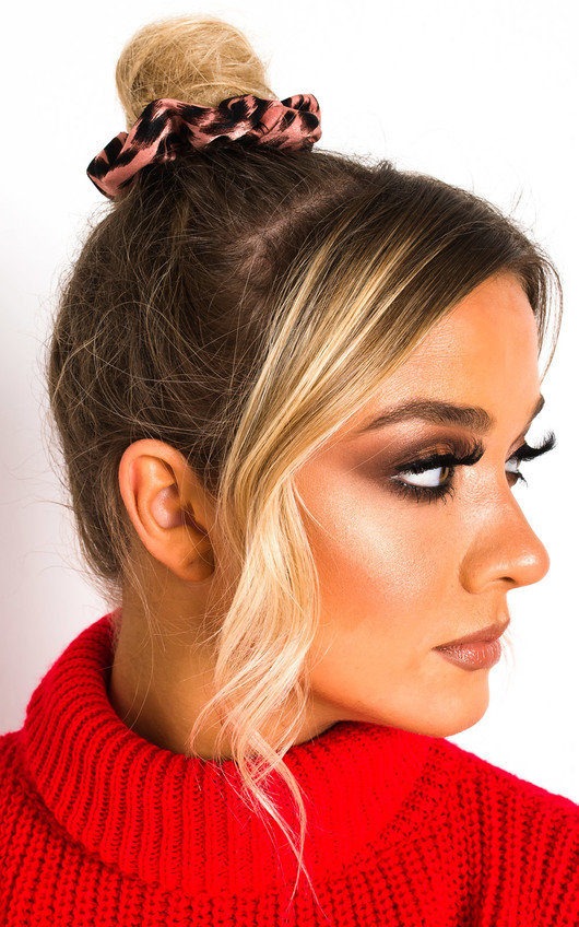 Iggy Leopard Print Hair Scrunchie Iggy Leopard Print Hair Scrunchie