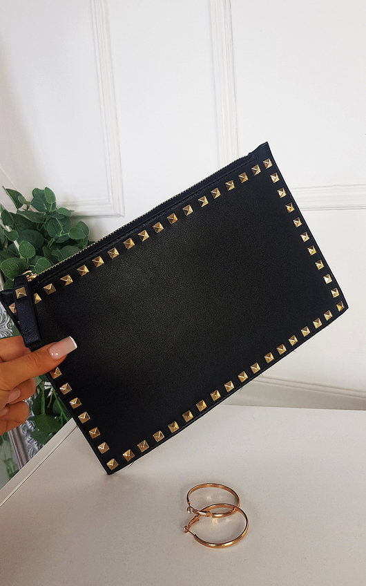 Inca Studded Clutch Bag Inca Studded Clutch Bag
