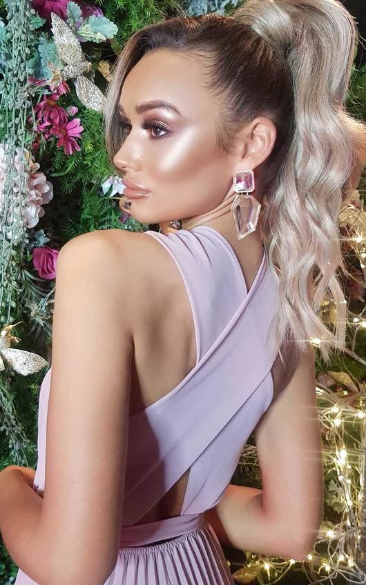 Iris Statement Geometric Crystal Drop Earrings Iris Statement Geometric Crystal Drop Earrings