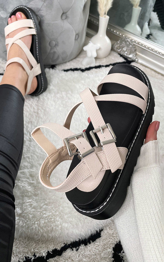 Issa Strappy Chunky Sandals Issa Strappy Chunky Sandals