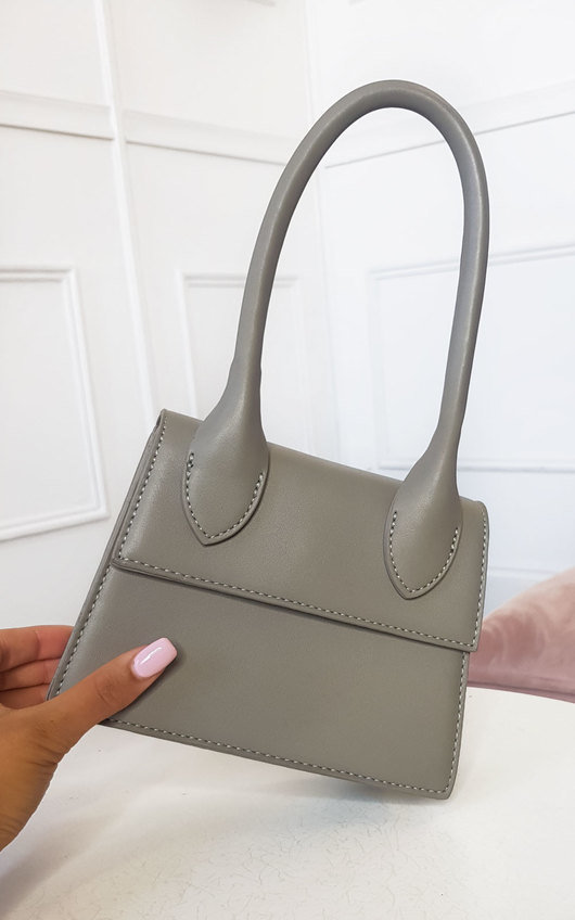 Jaq Faux Leather Handle Mini Bag Jaq Faux Leather Handle Mini Bag