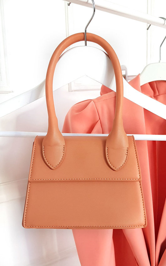 Jaq Faux Leather Handle Mini Bag Jaq Faux Leather Handle Mini Bag