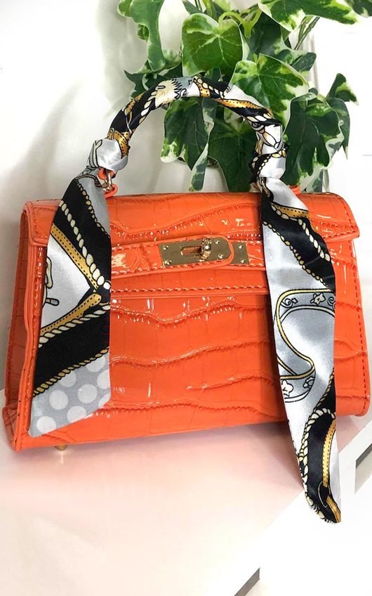 Jasmina Croc Print Handbag Jasmina Croc Print Handbag