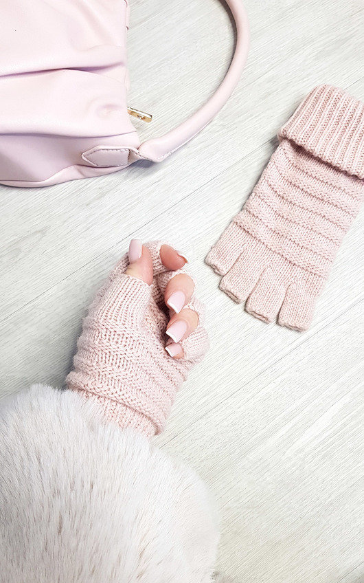 Jemma Knitted Finglerless Gloves Jemma Knitted Finglerless Gloves